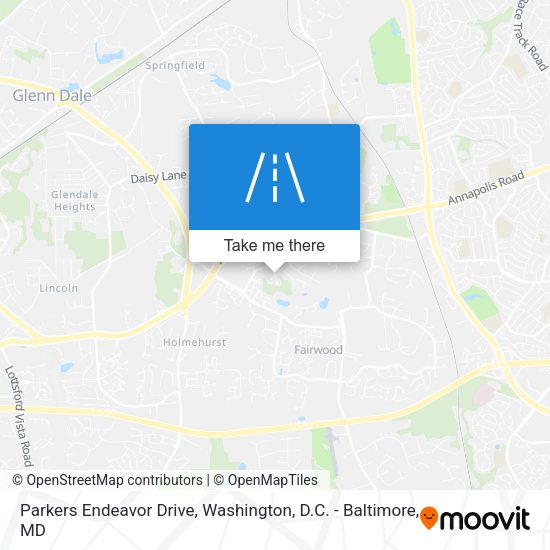 Parkers Endeavor Drive map