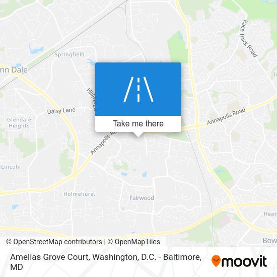 Amelias Grove Court map