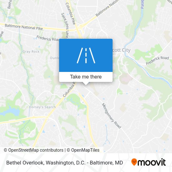 Mapa de Bethel Overlook