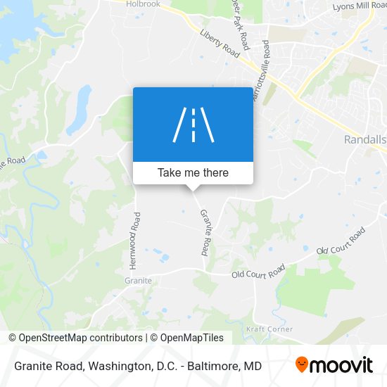 Mapa de Granite Road