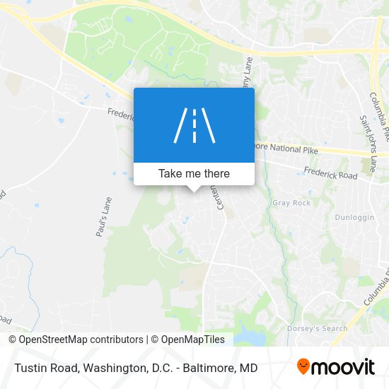 Tustin Road map