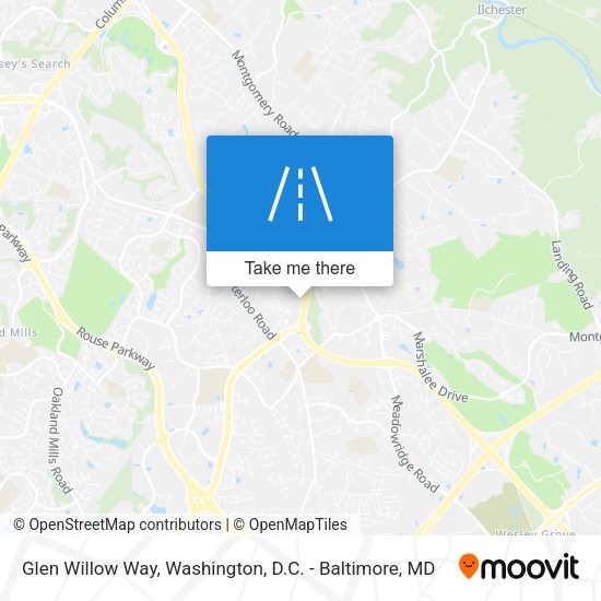 Mapa de Glen Willow Way