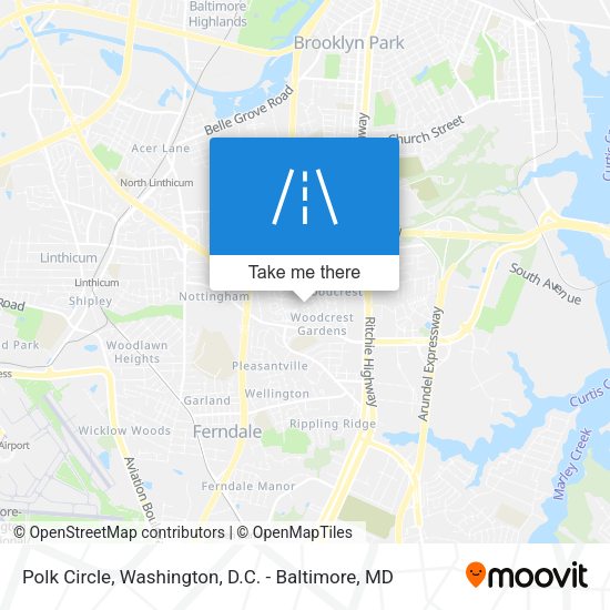Polk Circle map