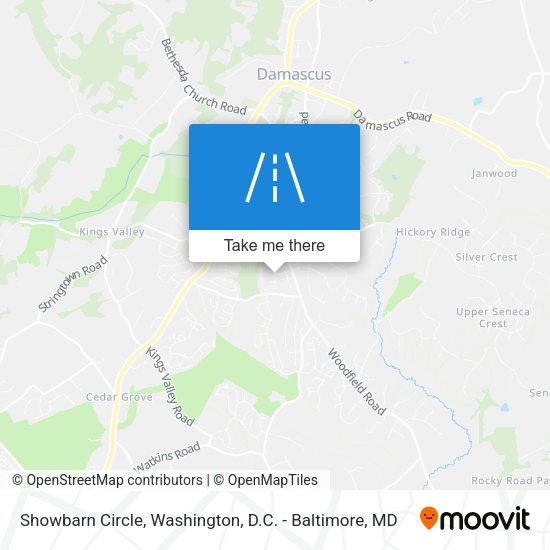 Mapa de Showbarn Circle