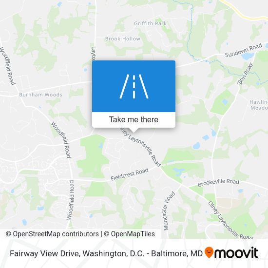 Fairway View Drive map