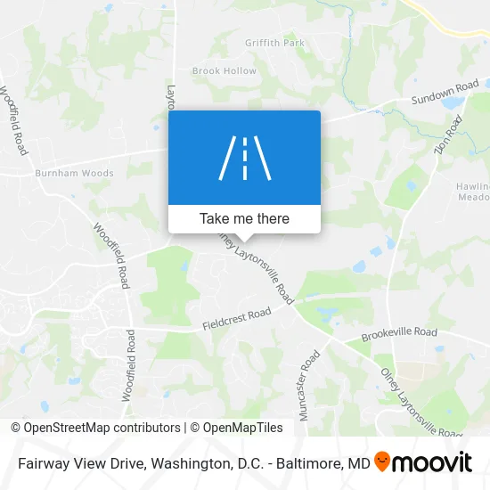 Fairway View Drive map