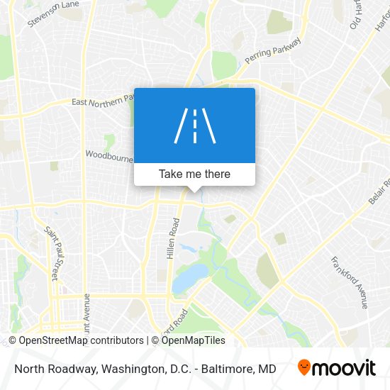 North Roadway map