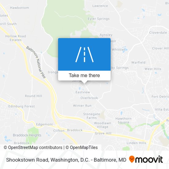 Mapa de Shookstown Road