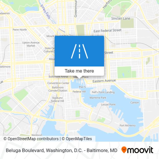 Beluga Boulevard map