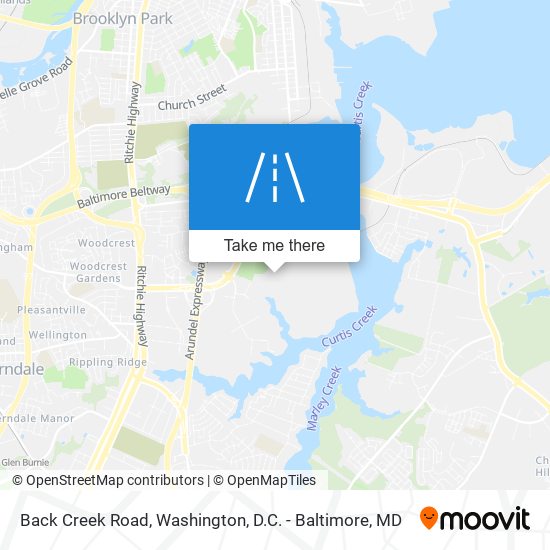 Mapa de Back Creek Road