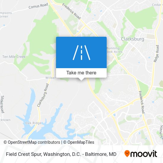 Mapa de Field Crest Spur
