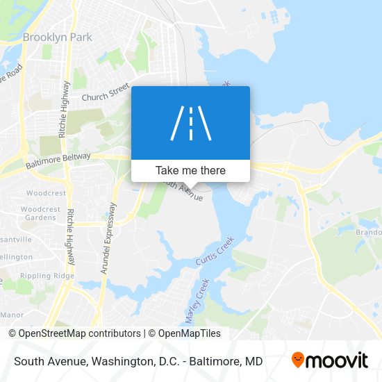 Mapa de South Avenue