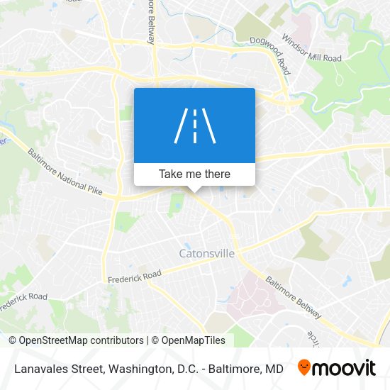 Lanavales Street map