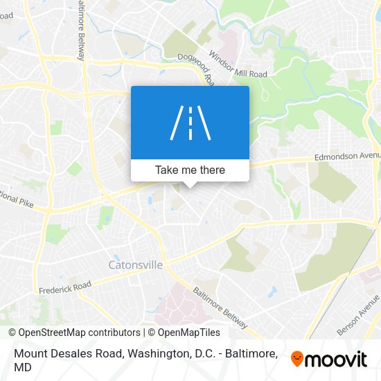 Mount Desales Road map