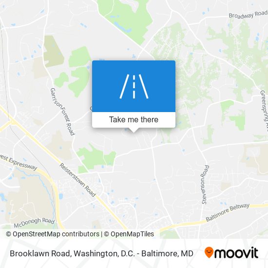 Brooklawn Road map