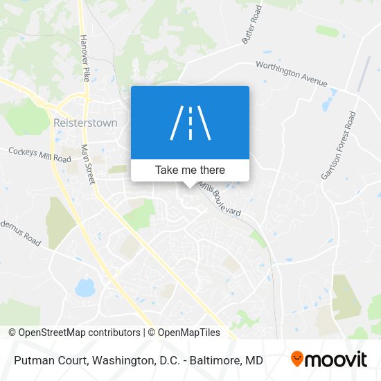 Putman Court map