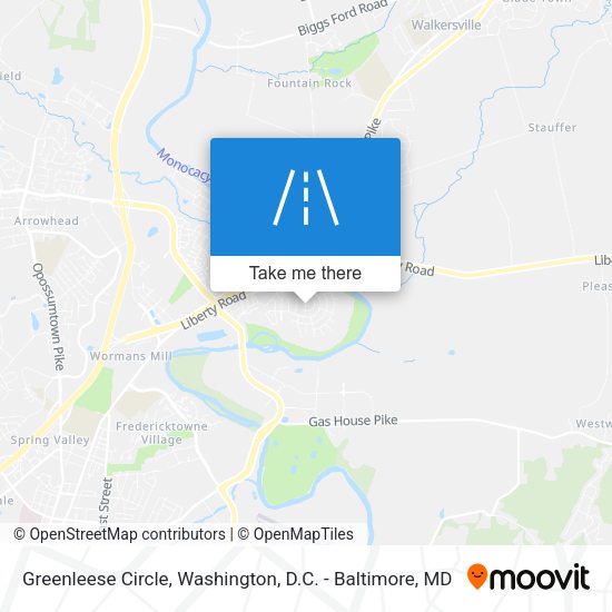 Greenleese Circle map