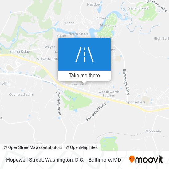 Hopewell Street map