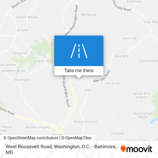 Mapa de West Roosevelt Road
