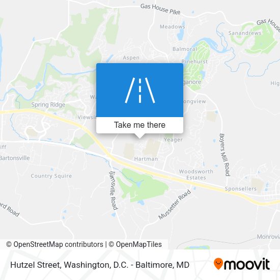 Hutzel Street map