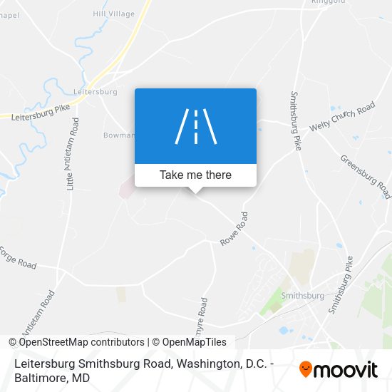 Mapa de Leitersburg Smithsburg Road