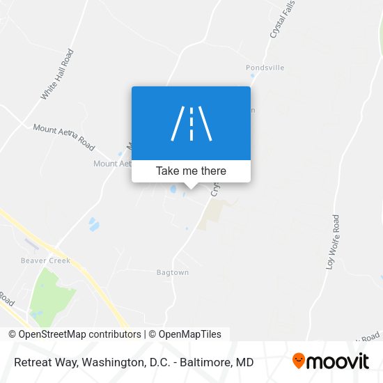 Mapa de Retreat Way