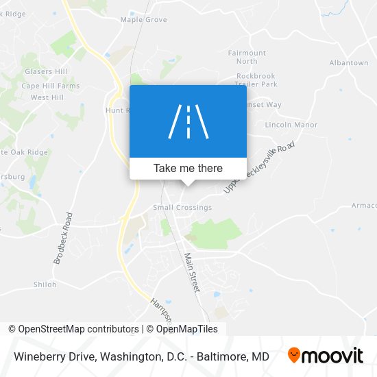 Mapa de Wineberry Drive
