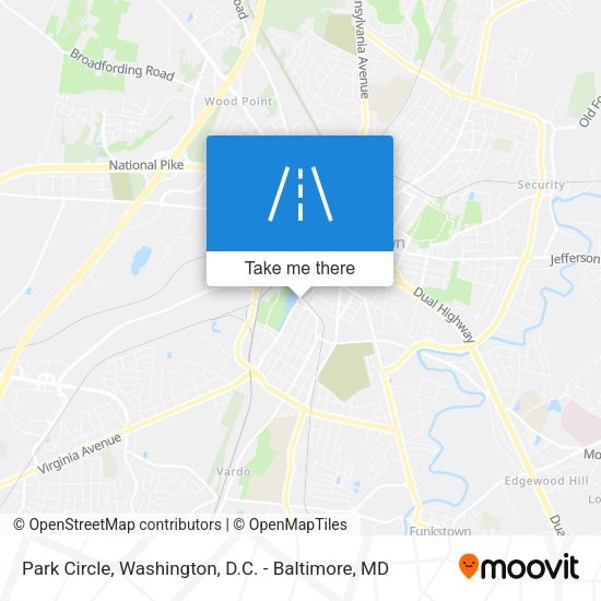 Park Circle map
