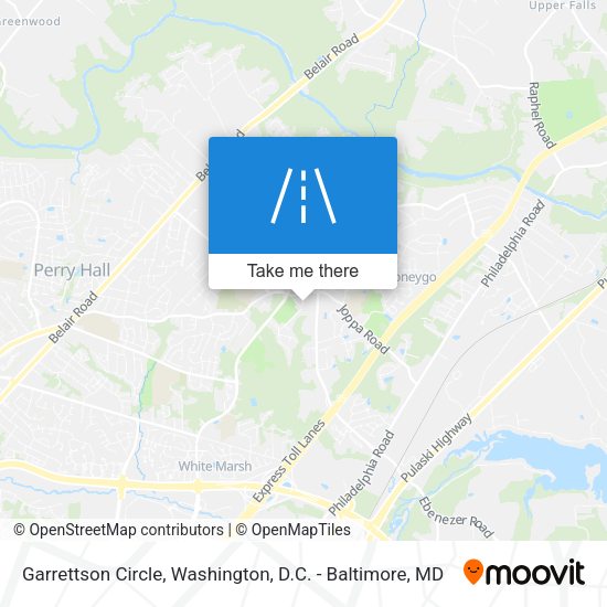 Mapa de Garrettson Circle