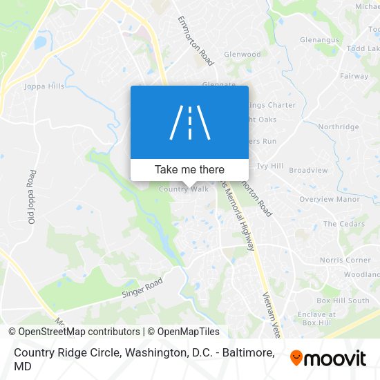 Mapa de Country Ridge Circle