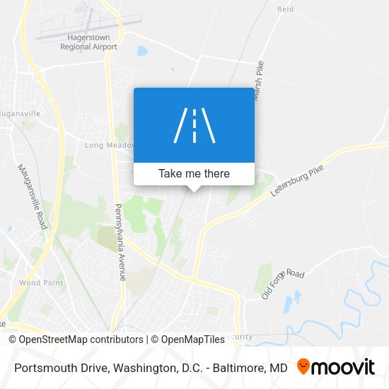 Portsmouth Drive map