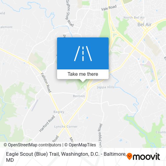 Mapa de Eagle Scout (Blue) Trail