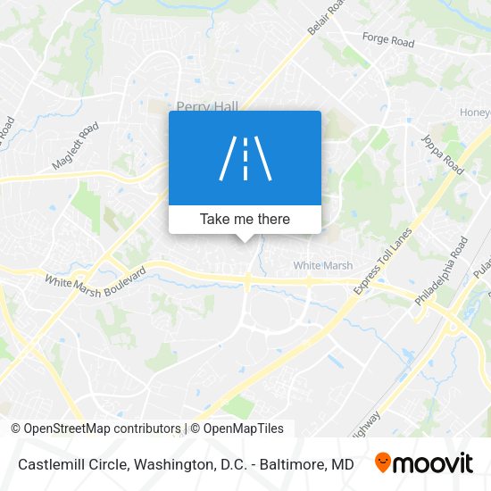 Castlemill Circle map