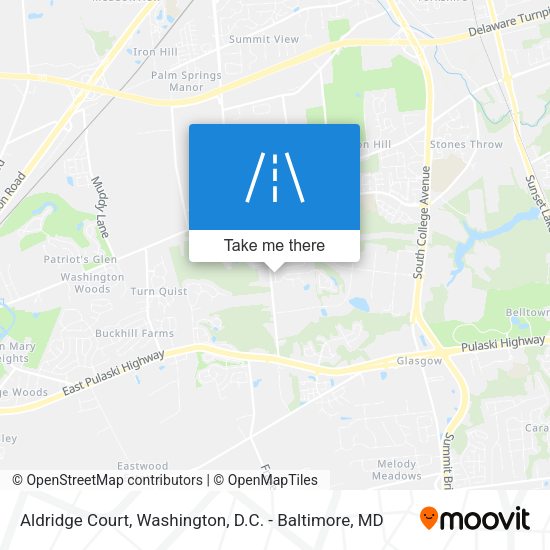 Aldridge Court map