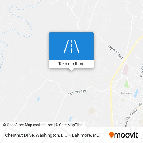 Chestnut Drive map