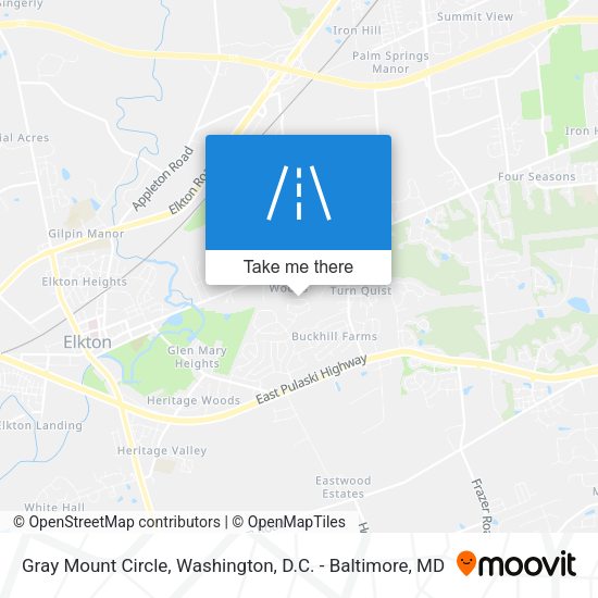 Gray Mount Circle map