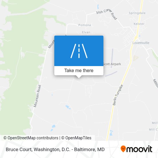 Bruce Court map