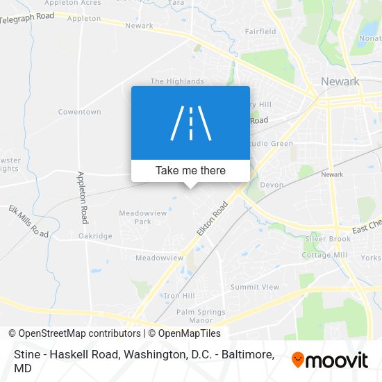 Mapa de Stine - Haskell Road