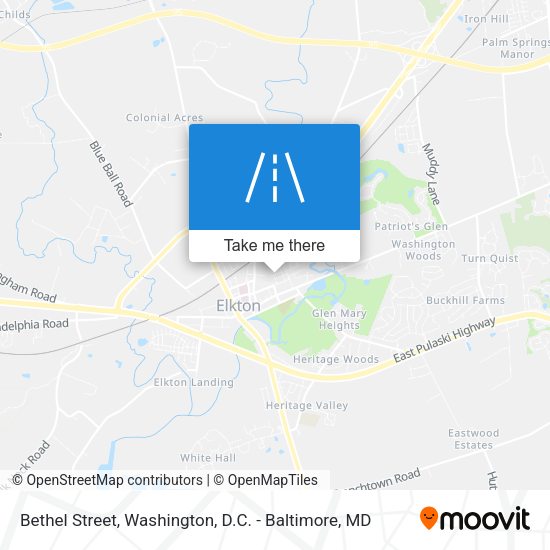 Bethel Street map