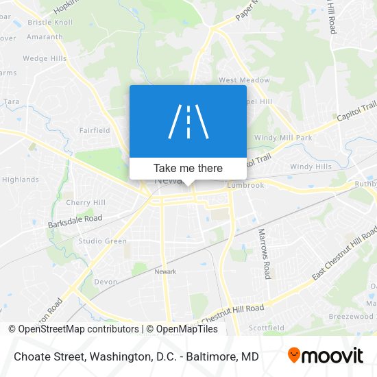 Choate Street map