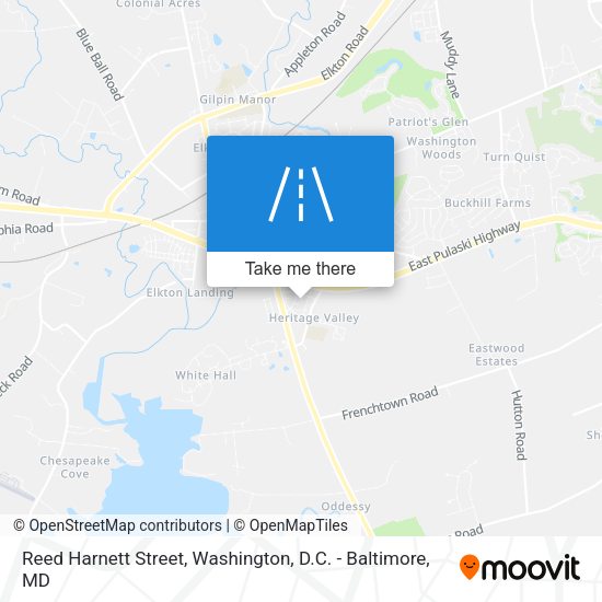 Reed Harnett Street map