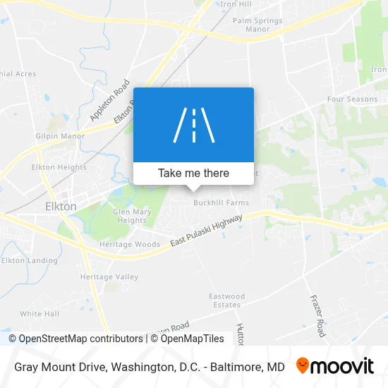 Gray Mount Drive map
