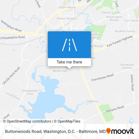Buttonwoods Road map