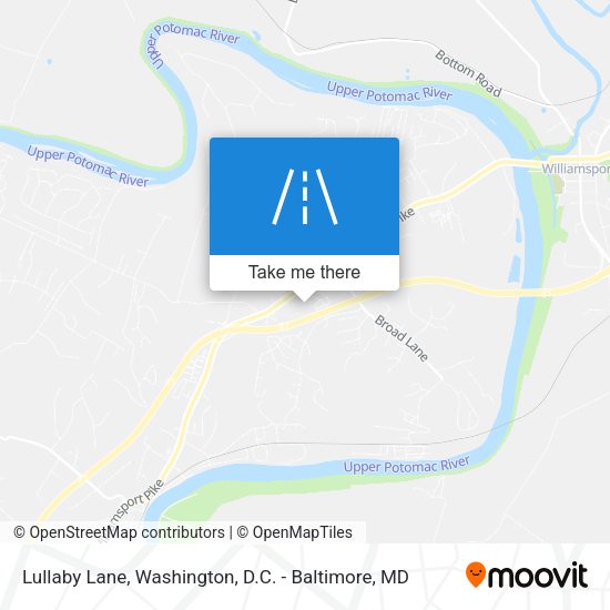Lullaby Lane map