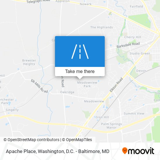 Apache Place map