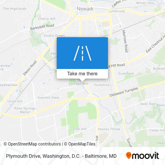 Plymouth Drive map
