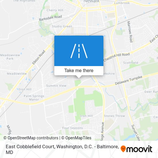 East Cobblefield Court map
