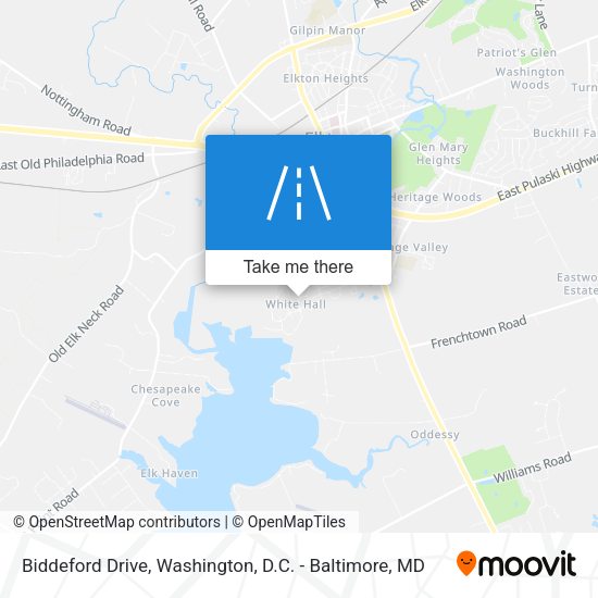 Biddeford Drive map