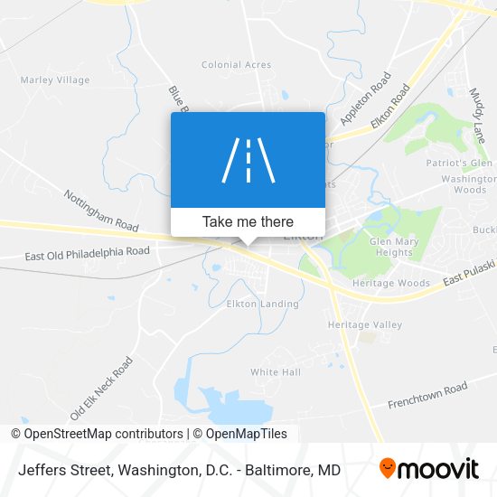 Jeffers Street map