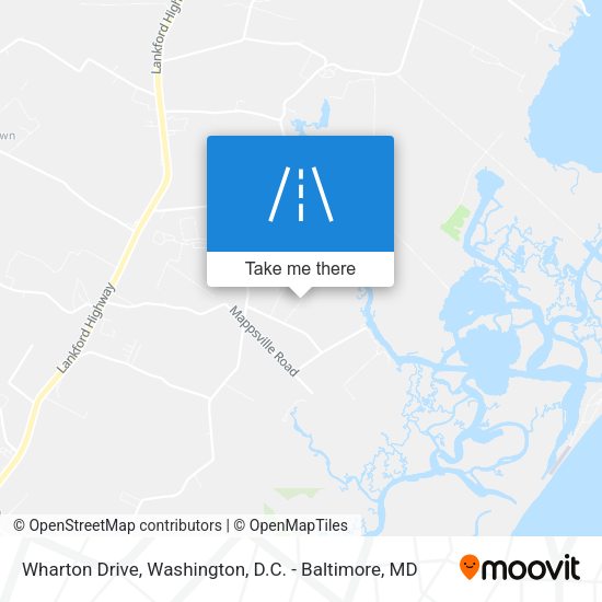 Mapa de Wharton Drive